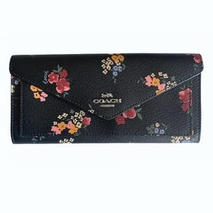 Coach Wildflower Envelope Wallet New